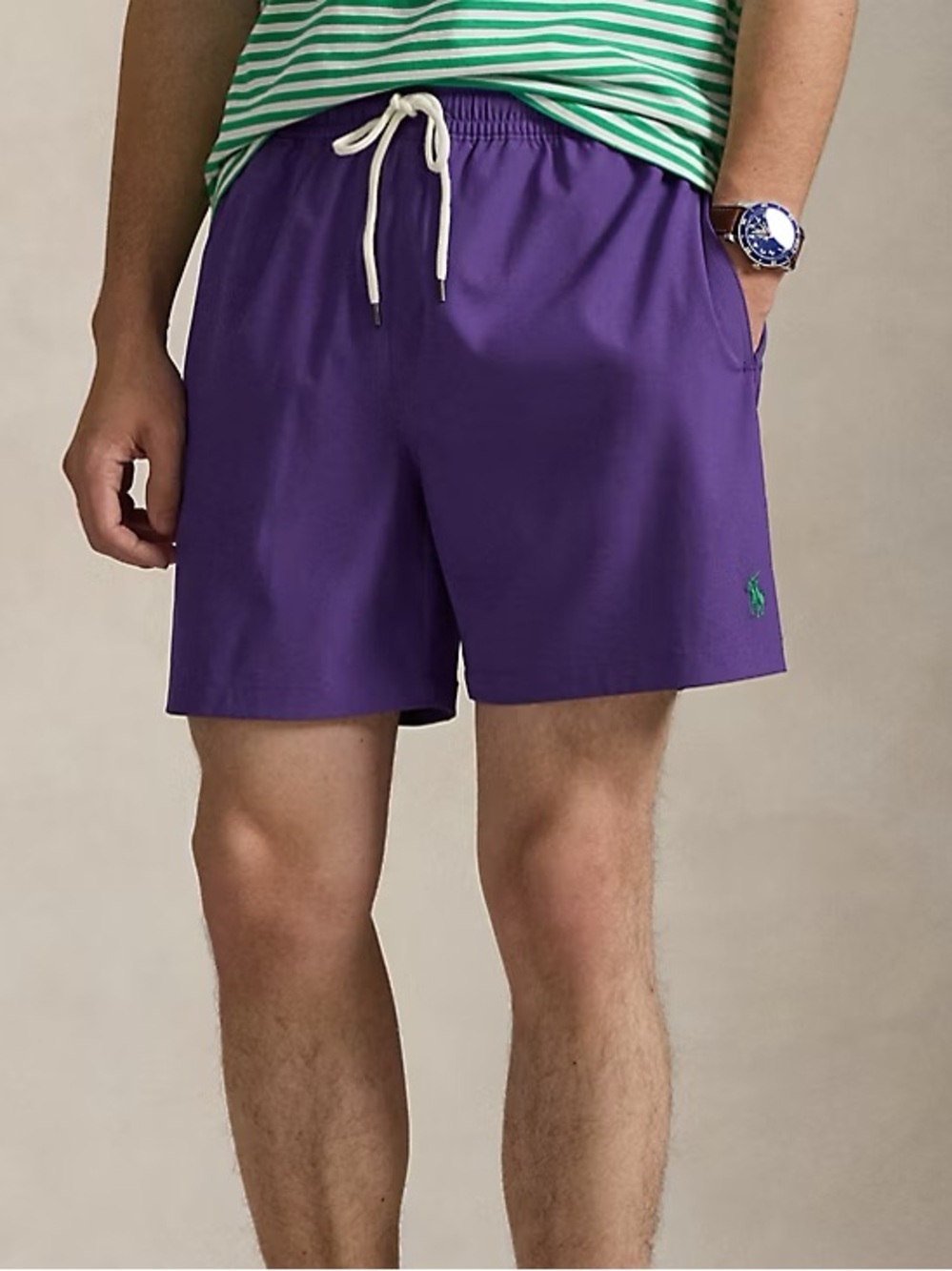 NWT Polo Ralph Lauren Traveler Solid 5.75" Inseam Swim Trunks Size XXL